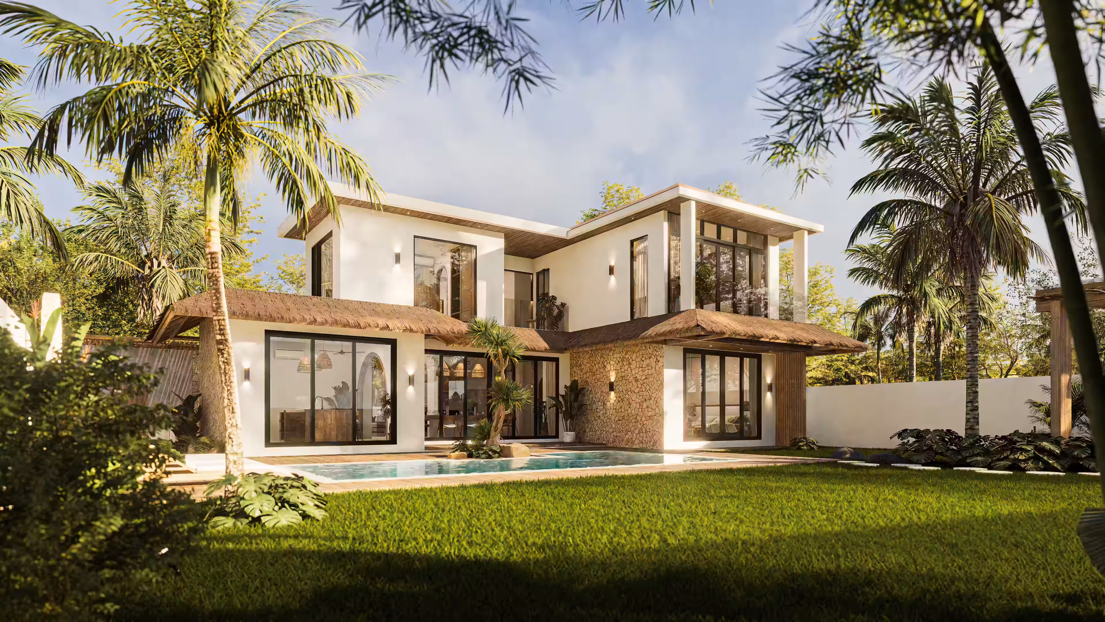 Architecture de villas sur mesure à Bali avec Balimmo, design optimisé pour la location